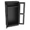Tennsco Shelving Storage Cabinet, 72 in H, 36 in W, 24 in D, Swing, Keyed, Black, 4 Shelves, 0 Drawers CVD7224 BLACK - alternate 1