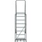 Ballymore 113 in H Steel Rolling Ladder, 8 Steps, 450 lb Load Capacity WA083214G - alternate 6