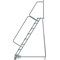 Ballymore 113 in H Steel Rolling Ladder, 8 Steps, 450 lb Load Capacity WA083214G - alternate 7