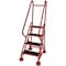 Cotterman 66 in H Steel Rolling Ladder, 4 Steps, 450 lb Load Capacity ST-401 A2 C6 P5 - alternate 1