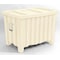 Myton Industries Bulk Container 14 cu ft Volume Cap., 41 in L, 28 in W, 26 1/2 in H, Plastic, White MTE-2LWHITE - alternate 3