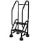 Cotterman 48 in H Steel Rolling Ladder, 2 Steps, 450 lb Load Capacity ST-201 A2 C7 P5 - alternate 1