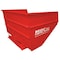 Zoro Select Self Dumping Hopper, 6000 lb., Red 50099 RED - alternate 1