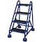 Cotterman 40 in H Steel Rolling Ladder, 4 Steps, 450 lb Load Capacity ST-400 A2 C21 P5 - alternate 1