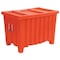 Myton Industries Bulk Container 14 cu ft Volume Cap., 41 in L, 28 in W, 26 1/2 in H, Plastic, Orange MTE-2LORANGE - alternate 1