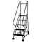 Cotterman 75 in H Steel Rolling Ladder, 5 Steps, 450 lb Load Capacity ST-501 A2 C7 P5 - alternate 1