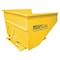 Zoro Select Self Dumping Hopper, 5000 lb., Yellow 26077 YELLOW - alternate 1