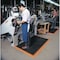 Notrax Antifatigue Mat, Rubber, Mini-Diamond Studded Top, 39 in W x 10 1/4 ft L, Black 549S3124OB - alternate 2