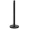 Zoro Select 2.5" Diameter Plastic Stanchion - Black, 40" Height, 6 pk 96403-6 - alternate 2