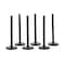 Zoro Select 2.5" Diameter Plastic Stanchion - Black, 40" Height, 6 pk 96403-6 - alternate 1