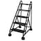 Cotterman 49 in H Steel Rolling Ladder, 5 Steps, 450 lb Load Capacity ST-500 A2 C7 P5 - alternate 1