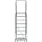 Ballymore 113 in H Steel Rolling Ladder, 8 Steps, 450 lb Load Capacity 083214P - alternate 8