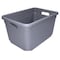 New England Plastics Storage Container, Fiberglass Reinforced Composite, Gray, 10 in H, 12-1/2 in W, 18 in L H-1812-10 GRAY - alternate 2