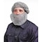National Safety Apparel Hairnet, Nomex, 11 in Dia., Gray, Universal H01NYHN - alternate 2