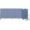 Screenflex Partition, 16 Ft 9 In W x 4 Ft H, Blue CFSL409-DB - alternate 1