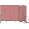 Screenflex Partition, 13 Ft 1 In W x 5 Ft H, Mauve CFSL507-DM - alternate 1