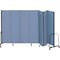 Screenflex Partition, 13 Ft 1 In W x 4 Ft H, Blue CFSL407-DB - alternate 1