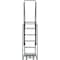 Ballymore 7.8 ft H Steel Rolling Ladder, 6 Steps, 450 lb Load Capacity WA062414X - alternate 2