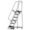 Ballymore 7.8 ft H Steel Rolling Ladder, 6 Steps, 450 lb Load Capacity WA062414X - alternate 7
