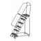 Ballymore 7.8 ft H Steel Rolling Ladder, 6 Steps, 450 lb Load Capacity WA062414X - alternate 1