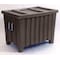 Myton Industries Bulk Container 14 cu ft Volume Cap., 41 in L, 28 in W, 26 1/2 in H, Plastic, Black MTE-1XLBLACK - alternate 1