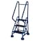 Cotterman 57 in H Steel Rolling Ladder, 3 Steps, 450 lb Load Capacity ST-301 A2 C21 P5 - alternate 1