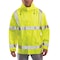 Tingley High Visibility Rain Jacket with Hood, Polyester, Class 3 R, Green/Yellow, S J23122 - alternate 1