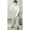 Zoro Select Disposable Coverallss, Hooded Coverall, S, Polypropylene, Elastic Wrist, Elastic Ankle, Serged Seam CVL-NW -B S - alternate 2
