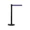Tensabarrier Barrier Post with Belt, Blue, 7 1/2 ft Length, 38 in Post Height, No Legend RB1-73-73-STD-NO-L5X-C - alternate 5