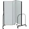 Screenflex Partition, 5 Ft 9 In W x 4 Ft H, Gray CFSL403-DG - alternate 1
