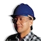Bullard Hard Hat, Classic, Polyethylene, 6 Point Ratchet, Type 1, Class E, Blue 30KBR - alternate 2