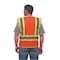 Kishigo Large Class 2 High Visibility Vest, Orange 1055-L - alternate 3
