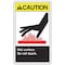 Accuform Label, 5 in H, 3 1/2 in W, Vinyl, Vertical Rectangle, English, LEQM645VSP, PK5 LEQM645VSP - alternate 1