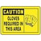 Accuform Safety Label, 3-1/2 In. H, 5 In. W, PK5, LPPE623VSP LPPE623VSP - alternate 1
