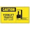 Accuform Safety Label, 3 1/2 in H, 5 in W, Vinyl, Horizontal Rectangle, English, LVHR604VSP, PK5 LVHR604VSP - alternate 1