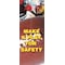 Accuform Safety Banner, Make A Play For Safety!, 74 in H x, 28 in W, Poly Sheeting MBR621 - alternate 1