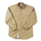 Carhartt Men's Flame-Resistant Collared Shirt, 8.6 cal/sq cm, 4XL, 12% Nylon, 88% Cotton FRS160-KHI 4XL REG - alternate 3