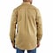 Carhartt Men's Flame-Resistant Collared Shirt, 8.6 cal/sq cm, S, 12% Nylon, 88% Cotton FRS160-KHI SML REG - alternate 3