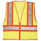 Kishigo 2XL Class 2 High Visibility Vest, Lime 1056-2X - alternate 6