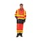 Kishigo Rainsuit, Polyester/Polyurethane, 6.2 mil Thick, Packable Hood in Collar, Orange, S/M RW101-S-M - alternate 7