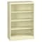 Tennsco 4-Shelf Bookcase, All Welded Steel 55"x36" Champagne/Putty BC18-52-PUTTY - alternate 1