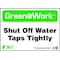 Zing Conservation Sign, 7 in Height, 10 in Width, Plastic, Vertical Rectangle, English 1034 - alternate 2