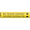 Brady Pipe Marker, Med. Pressure Condensate, Yel, 4094-A 4094-A - alternate 1