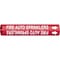 Brady Pipe Marker, Fire Auto Sprinklers, Red, 4059-C 4059-C - alternate 1