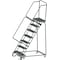 Ballymore 103 in H Steel Rolling Ladder, 7 Steps, 450 lb Load Capacity 073214P - alternate 4