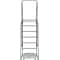 Ballymore 103 in H Steel Rolling Ladder, 7 Steps, 450 lb Load Capacity 073214P - alternate 2
