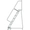 Ballymore 103 in H Steel Rolling Ladder, 7 Steps, 450 lb Load Capacity 073214P - alternate 9
