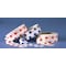 Zoro Select Flagging Tape, No Legend, Blue/White, 1 3/16 in Wide x 300 ft Length, Vinyl, 2 mil PDWB-200 - alternate 3