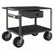 Zoro Select Instrument Cart with Flush Metal Shelves, Steel, 1,200 lb Load Capacity, 2 Shelves, 60 in L IC24481DRPS8SPN95 - alternate 1
