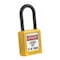 Master Lock Lockout Padlock, Keyed Alike, Thermoplastic, Red, 1 1/2 in Shackle Height, 1 1/2 in Body Width 406KARED 4XX0001 - alternate 6